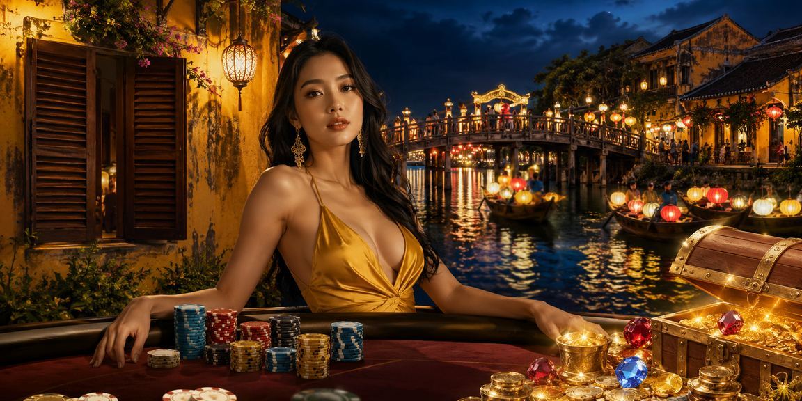 Người chơi thử nghiệm slot game cao cấp tại Hội An với giao diện sxpy trên máytính bảng